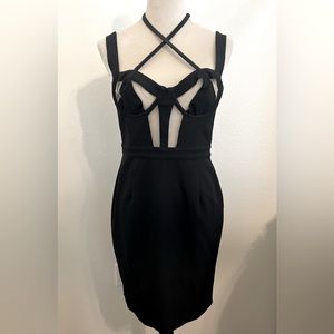 House of CB London Blk Dress - Size L